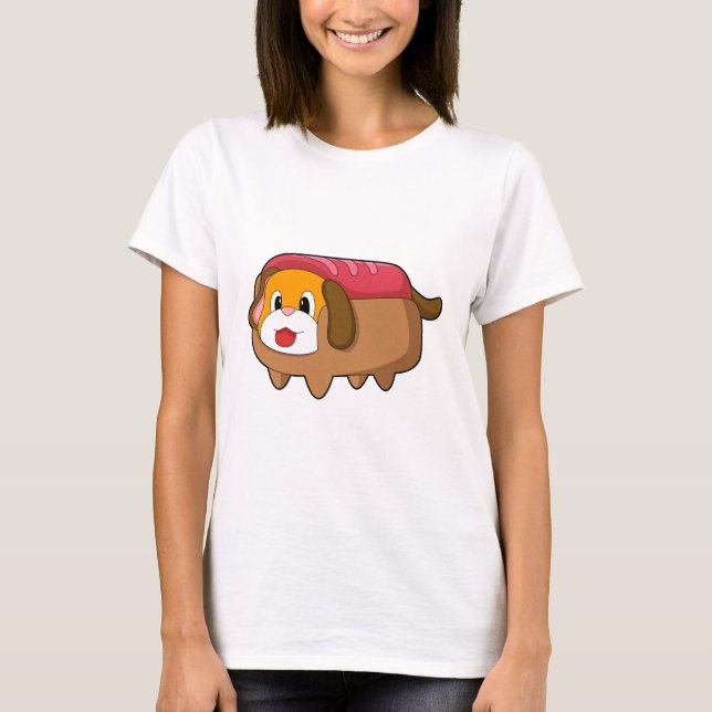 Camiseta Perro en Hotdog (Anverso)