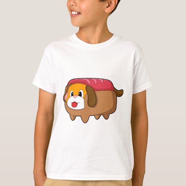 Camiseta Perro en Hotdog (Anverso)