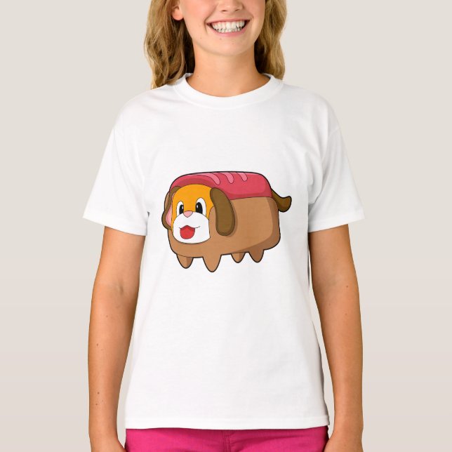 Camiseta Perro en Hotdog (Anverso)