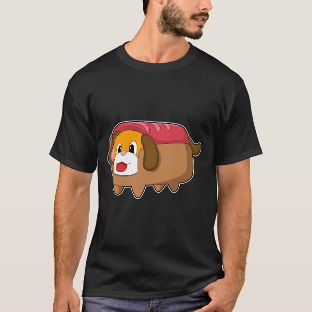 Camiseta Perro en Hotdog (Anverso)