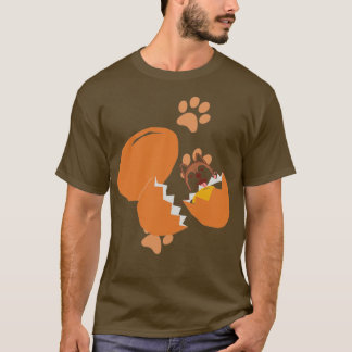 Camiseta Perro en la cáscara del huevo