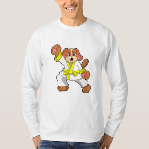 Camiseta Perro en las artes marciales de Karate