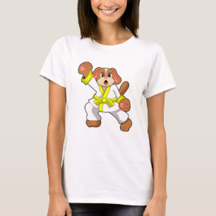 Camiseta Perro en las artes marciales de Karate
