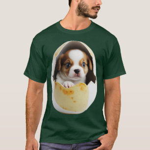 Camiseta Perro en pipa de Pascua de Huevo