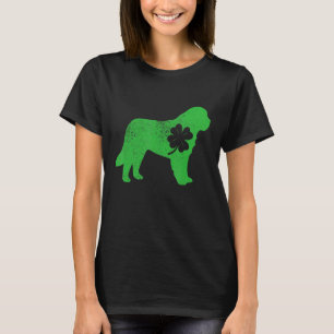 Camiseta Perro en Terranova afligido Shamorck St Patrick