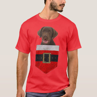 Camiseta Perro en tu bolsillo de chocolate 