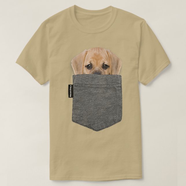 Camiseta Perro en tu bolsillo para manipular (Diseño del anverso)