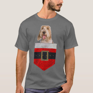 Camiseta Perro en tu bolsillo Santa Petits Basset Griffons 