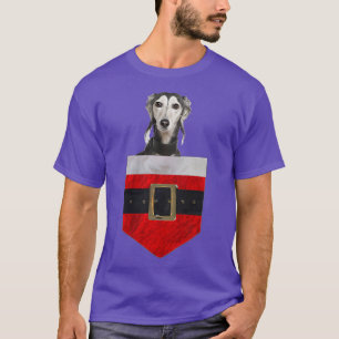 Camiseta Perro en tu bolsillo Santa Saluki 