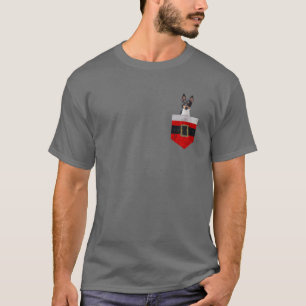 Camiseta Perro en tu bolsillo Santa Toy Fox Terrier