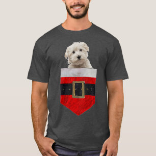 Camiseta Perro en tu Pocket Santa Maltese