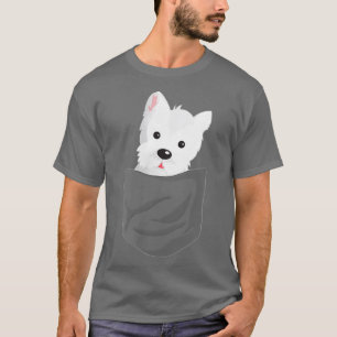 Camiseta Perro En Un Bolsillo Cute Westier Terrier Lover Pu