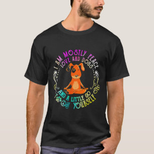 Camiseta Perro Encantador Diciendo Que Soy Mayormente Amor