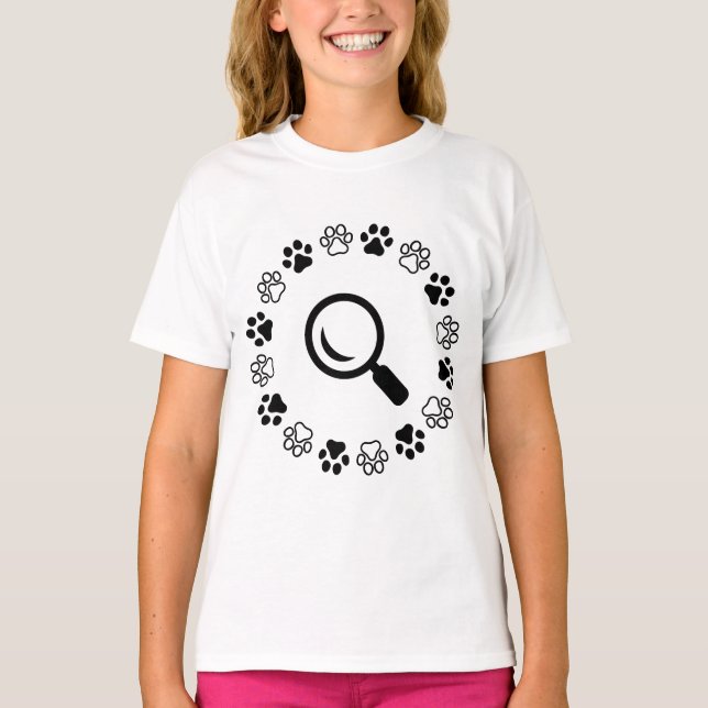 Camiseta Perro, encuentra puffy (Anverso)