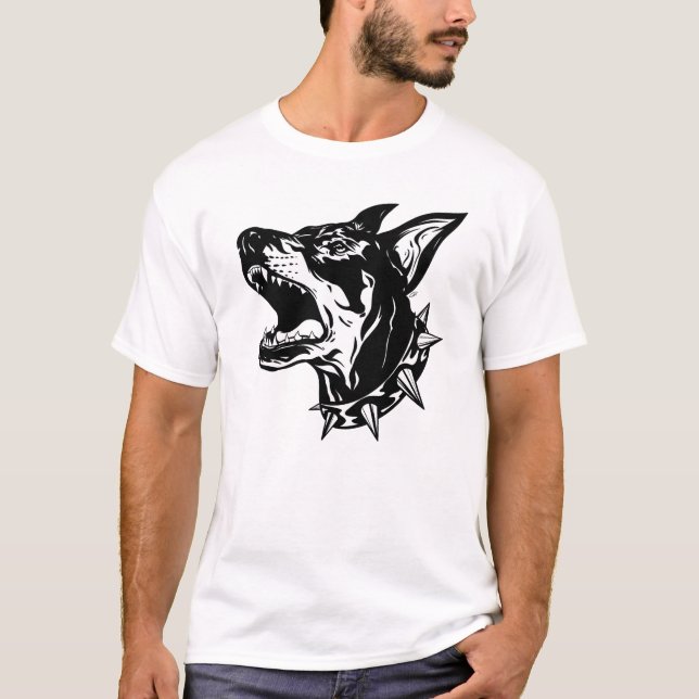 Camiseta Perro enojado (Anverso)