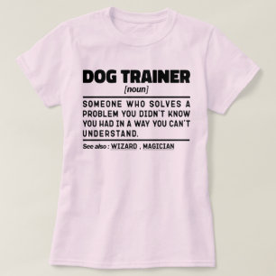 Camiseta Perro entrenador Noun Guay Entrenador Divertido di
