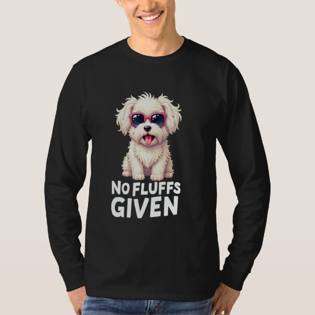 Camiseta Perro Entusiasta Perro Amante No Fluffs Dueño Coto (Anverso)