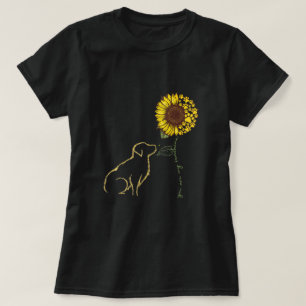 Camiseta Perro, eres mi brillo solar   Diseño de girasol pa