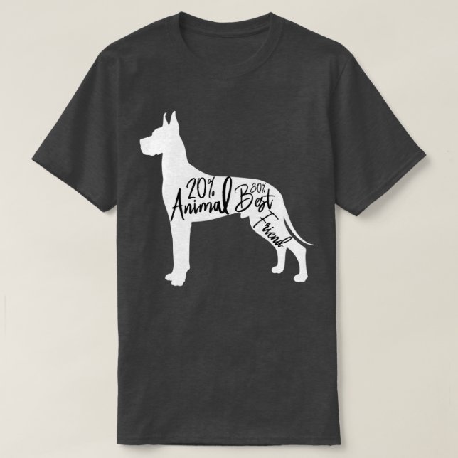 Camiseta perro es 20 animal 80 amigo1 (Diseño del anverso)