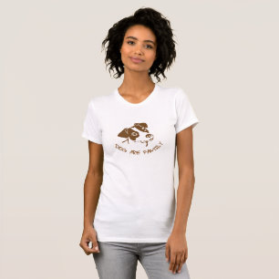 Camiseta perro es familia