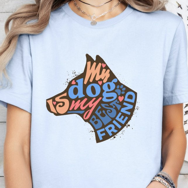 Camiseta Perro es mi mejor amigo Amante de los perros, Papá (Subido por el creador)