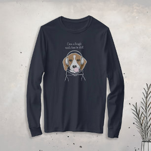 Camiseta Perro escalofriante con Bubblegum Cute Gracioso Be
