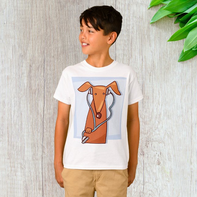 Camiseta Perro escuchando música graciosa Auriculares (Subido por el creador)