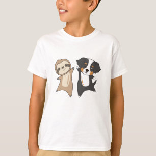 Camiseta Perro eslovaco Bernese Montaña Perro Cute Animales