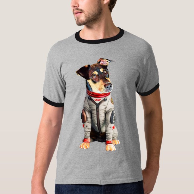 Camiseta Perro espacial (Anverso)