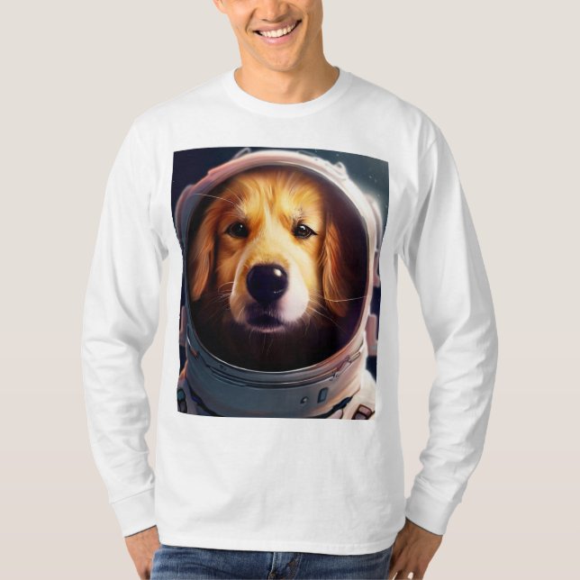 Camiseta Perro espacial (Anverso)