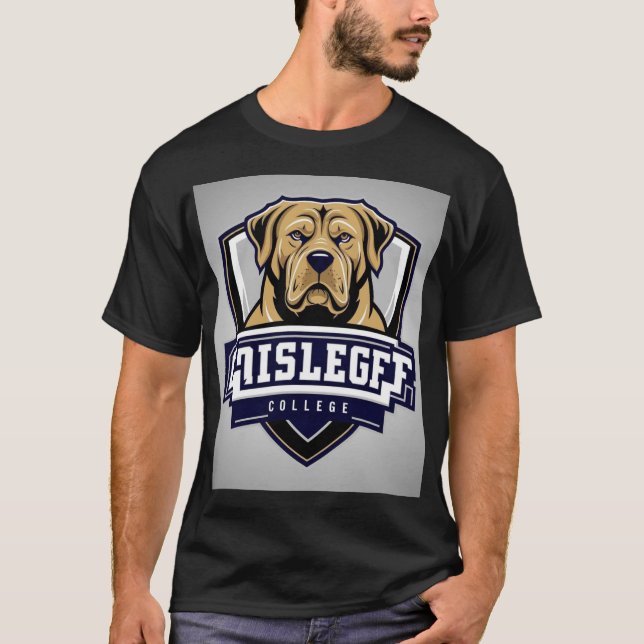 Camiseta Perro espumoso: Logo del Colegio (Anverso)