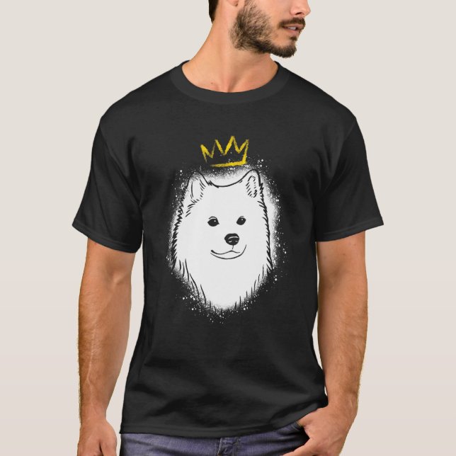 Camiseta Perro Esquimal Americano con Corona (Anverso)