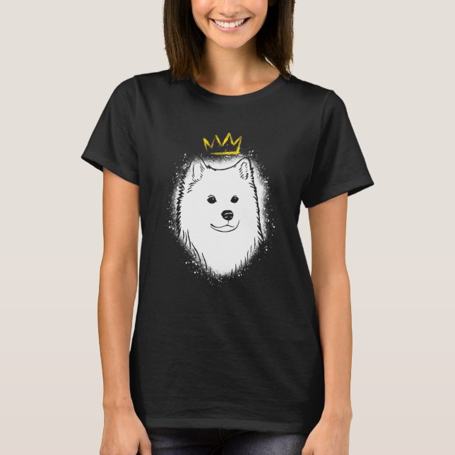 Camiseta Perro Esquimal Americano con Corona (Anverso)