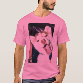 Camiseta Perro esquimal feliz