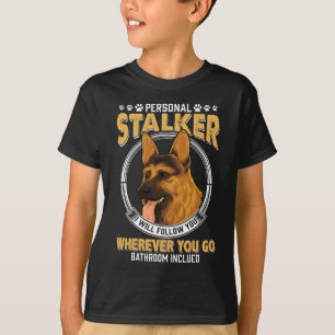 Camiseta Perro estalker alemán personal