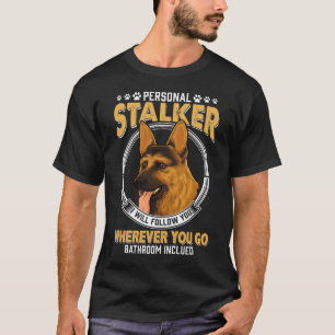 Camiseta Perro estalker alemán personal