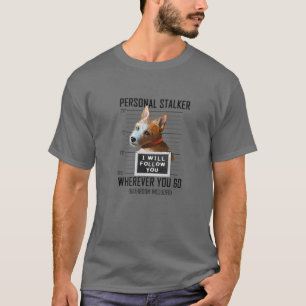 Camiseta Perro estalker personal Podengo portugués que voy 