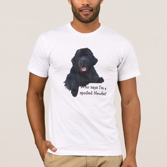 Camiseta Perro estropeado de Terranova (Anverso)