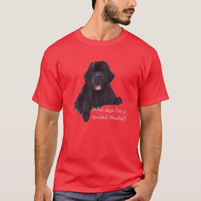 Camiseta Perro estropeado de Terranova (Anverso)