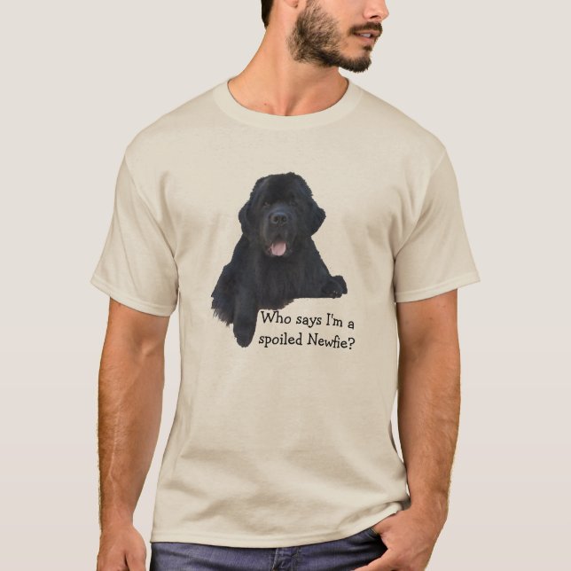Camiseta Perro estropeado de Terranova (Anverso)