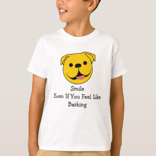 Camiseta Perro facial feliz