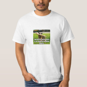 Camiseta Perro falso de la pierna