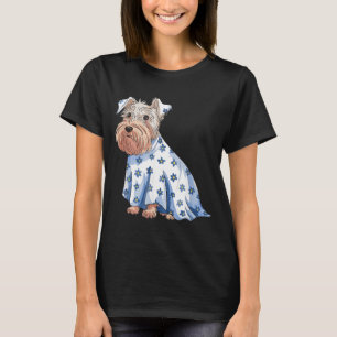 Camiseta Perro fantasma de Halloween con flores divertido H