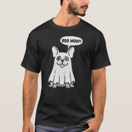 Camiseta Perro fantasma divertido de Bulldog Francés de Hal