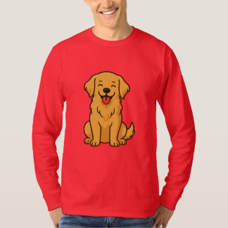 Camiseta Perro feliz de raza Retriever Dorado – Mascotas di