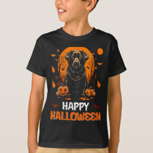 Camiseta Perro Feliz Halloween de Mujeres 2