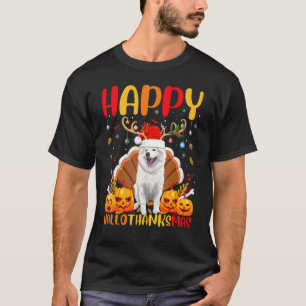 Camiseta Perro Feliz Perro Esquimal Americano Hellothanksma