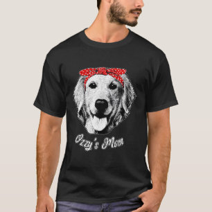 Camiseta Perro femenino llamado Ozzy Golden Retriever