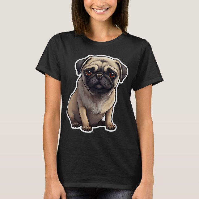 Camiseta Perro Fregonas Adorable (Anverso)