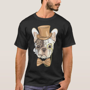 Camiseta Perro fumador perro Bulldog francés perro